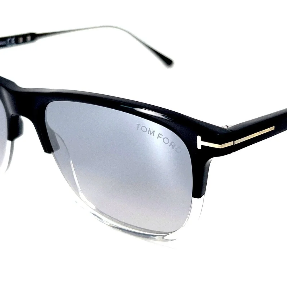 NEW!!! TOM FORD Caleb Sunglasses TF813 03C Titanium Authentic
